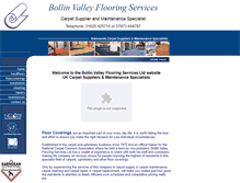 Tablet Screenshot of bollinvalleyflooringservices.co.uk